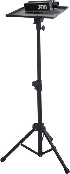 Immagine prodotto Techly treppiede per notebook o proiettore nero altezza regolabile 70-120cm ripiano 40x30cm carico