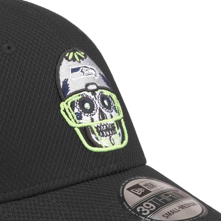 Produktbild New Era 39Thirty Stretchfit Diamond NFL Sugar Skull (XS)
