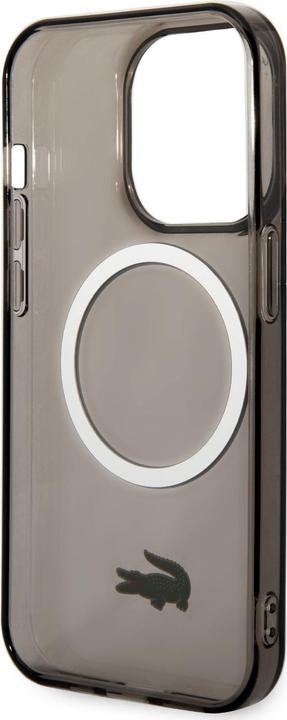 Immagine prodotto Lacoste LCHMP14XULOK Custodia rigida per iPhone 14 Pro Max 6,7" in pelle/nero Trasparente MagSafe (Apple iPhone 14 Pro Max)