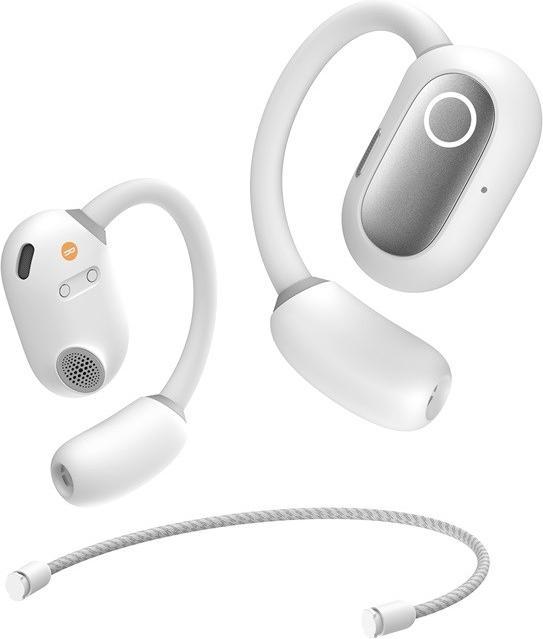 Produktbild Baseus Eli Fit Open- Ear Headset Drahtlose Konnektivität/Musik USB Typ-C Bluetooth Weiss (7.50 h, Kabellos)