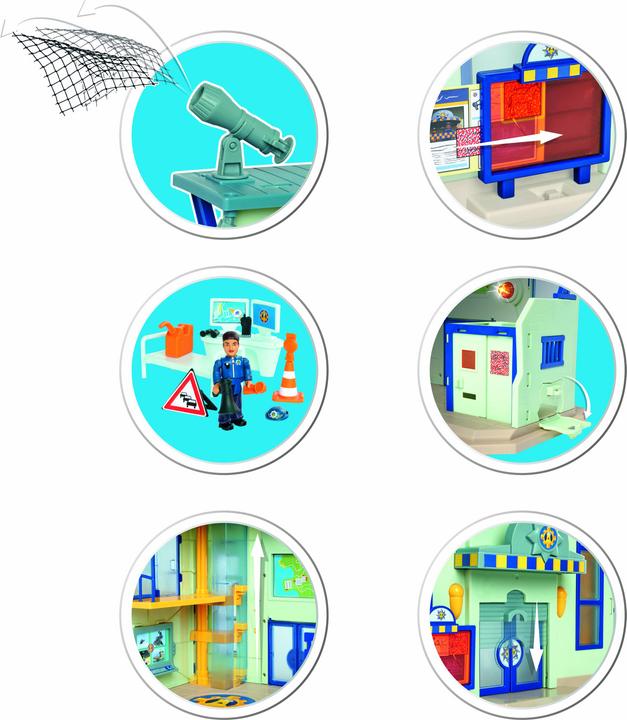 Actual product image Dickie Fireman Sam Police Station