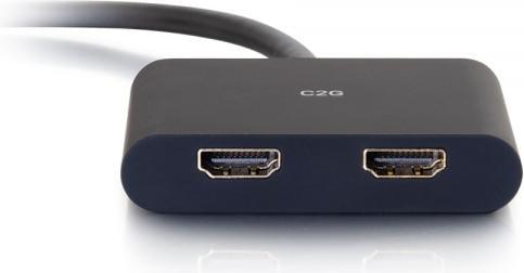 Immagine prodotto C2G Hub da Mini DisplayPort(TM) 1.2 a Dual HDMI(R) MST