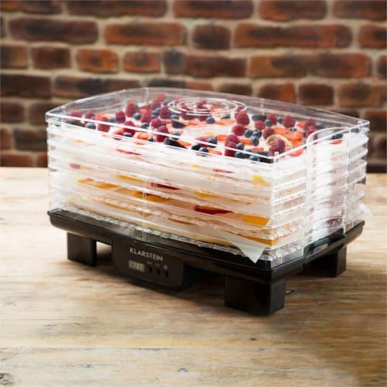 Actual product image Klarstein Bananarama black dehydrator6 shelves