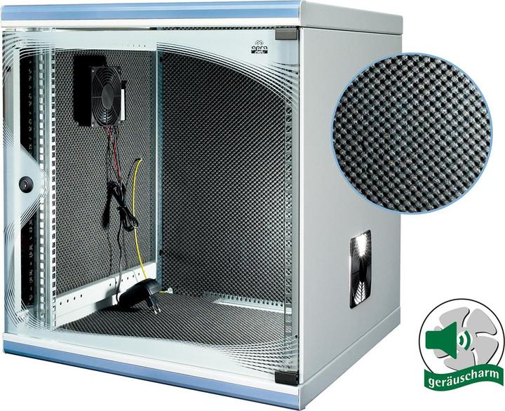Immagine prodotto Apra Mobile sottopiano Optirack Silent (12 HE, Rack da 19 pollici)