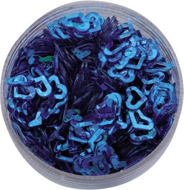 You Nails Nail Art Herz/Loch (Nagelverzierung, Blau)