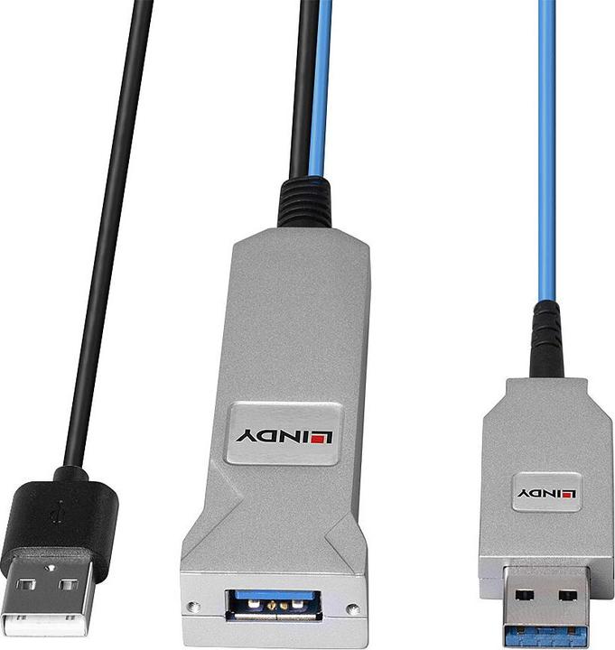 Produktbild Lindy Fibre Optic USB 3.0 Kabel (30 m, USB 3.2 Gen 1)