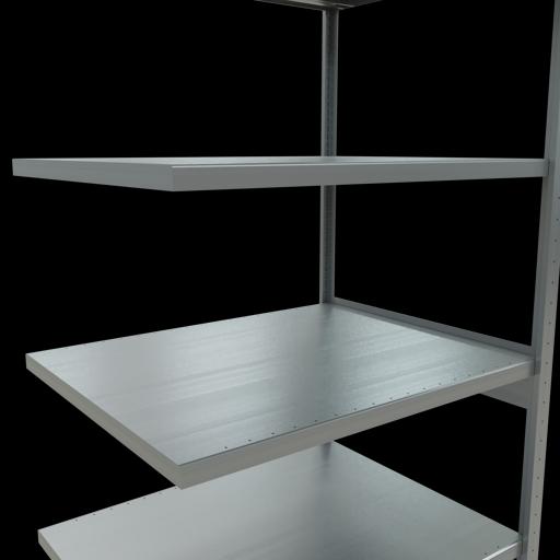 Actual product image Schulte Lagertechnik MULTIplus250 boltless add-on bay system with length bolts
