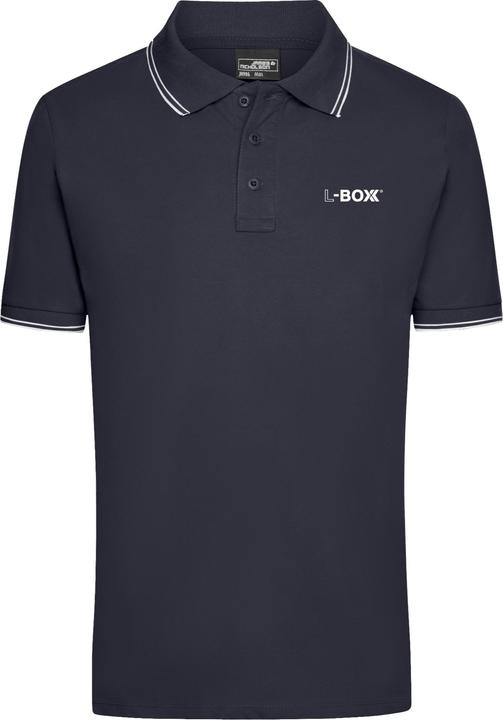 L-Boxx Herren Polo Shirt navy / white Grösse XL (XL)