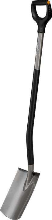 Fiskars Ergonomic Rounded Spade Grey