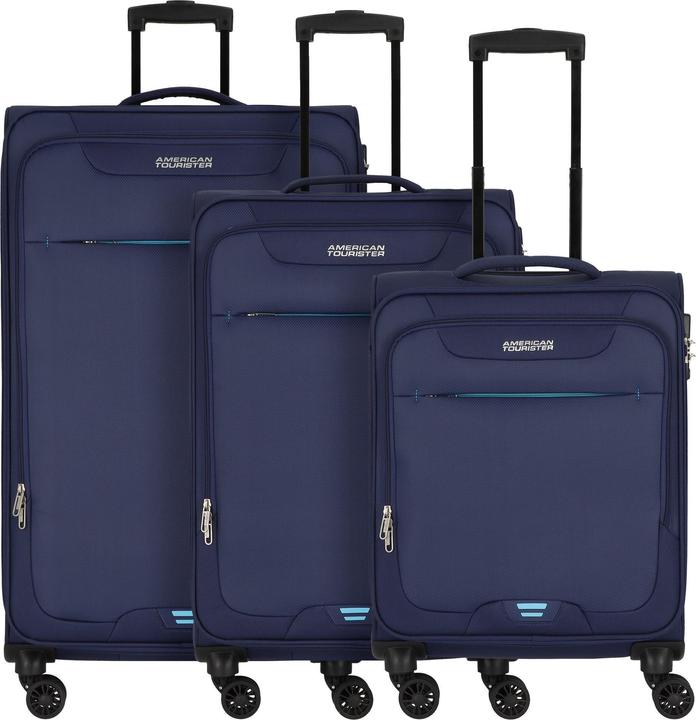 American Tourister Street Roll 4 Rollen Kofferset 3-teilig (215 l, XL (ab 115l))