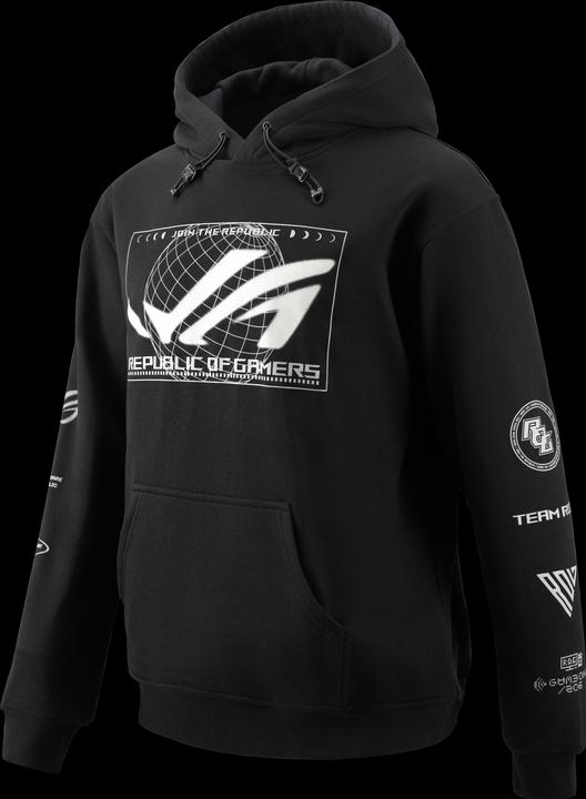 Immagine prodotto ASUS Felpa con cappuccio ROG CJ1200 XL Nero (XL)