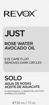Image du produit Revoxb77 Fluide à l'huile d'avocat Just Rose Water (Fluide, 30 ml, Jour + nuit)