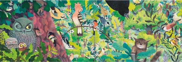 Actual product image Djeco Puzzle Gallery Owls and birds (1000 pieces)