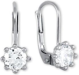Brilio Silver - Silver earrings with crystals 436001 00235 04