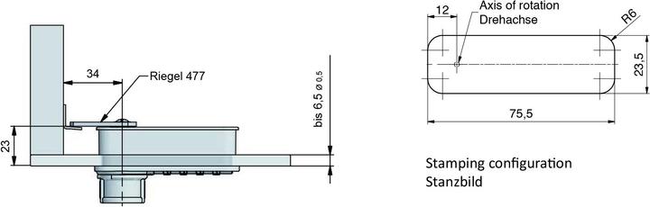 Produktbild Lehmann Zahlenschloss Dial Lock 59 Fixcode