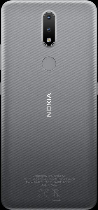 Produktbild Nokia 2.4 (32 GB, Grey, 6.50", Hybrid Dual SIM, 13 Mpx, 4G)