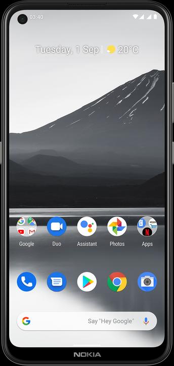 Actual product image Nokia 3.4 (64 GB, Grey, 6.39", Hybrid Dual SIM, 13 Mpx, 4G)