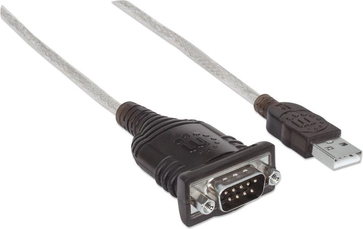 Produktbild Manhattan Zum Anschluss eines seriellen Geräts an einen USB-Port, Prolific PL-2303RA-Chipsatz (1.80 m, VGA)
