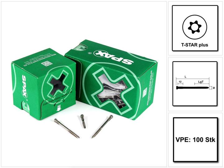 Productafbeelding Spax Zelftappende schroeven -D A2 (100 Schroeven per stuk)
