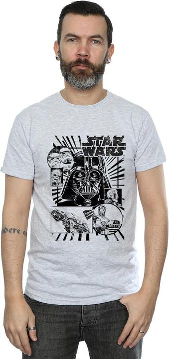Immagine prodotto Star Wars Darth Vader Montage Maglietta Uomo (XL)