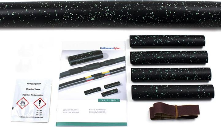 Produktbild HellermannTyton Heatshrink joint LVK-4x16-50 PO-X BK 1 (8 x)