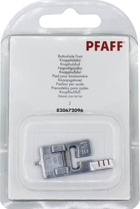 Actual product image Pfaff Manual buttonhole foot J K L