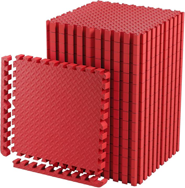 Actual product image Edukit 4-teiliges Fitness Bodenschutzmatten-Set, 60x60 cm (2 cm)