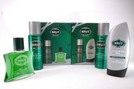 Produktbild Brut Men Original Special Edition Deodorant Aftershave Duschgel Geschenkset (Achselpads)