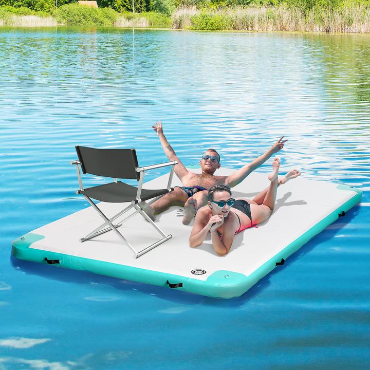 Produktbild Outsunny Badeinsel mit Aufblasfunktion