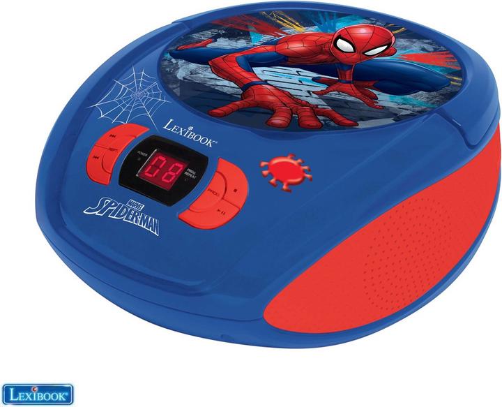 Actual product image Lexibook CD player Spider Man