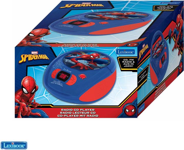 Actual product image Lexibook CD player Spider Man