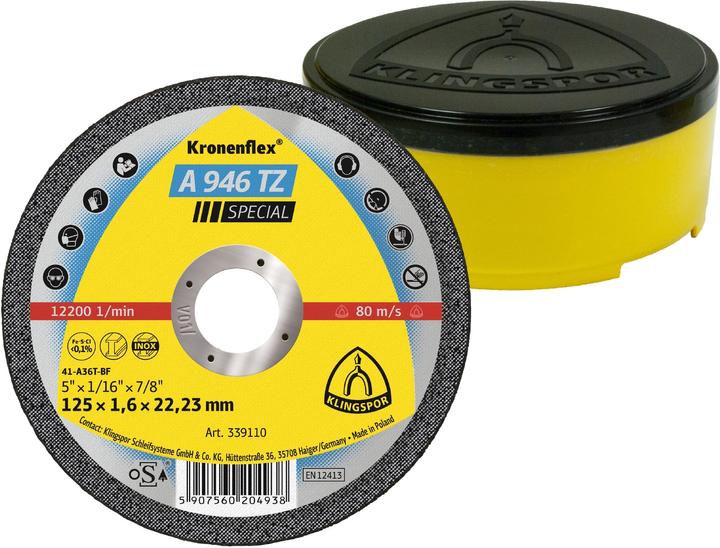 Produktbild Klingspor A 946 TZ Special - Trennscheiben 230 x 1,9 x 22,23 mm