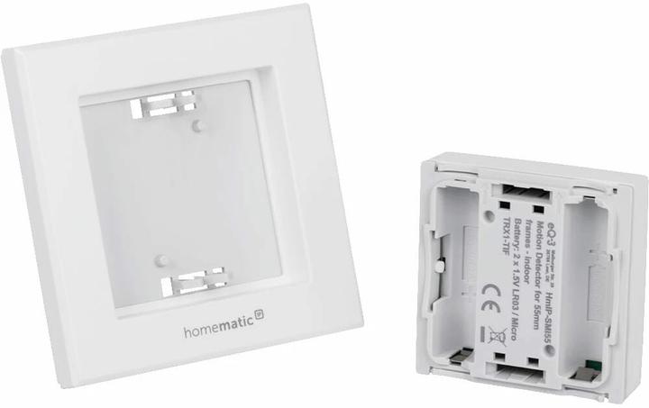 Actual product image Homematic IP Smart Home wireless motion detector in WM55 frame (12 m)