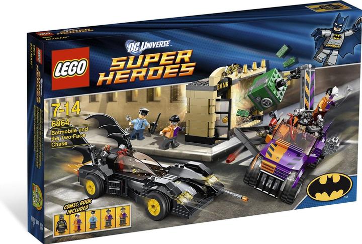 Image du produit LEGO DC Super Heroes Batman - Batmobile et poursuite de Double-Face (6864)
