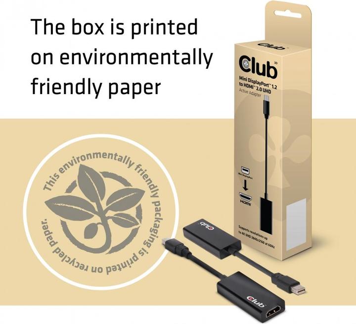 Produktbild Club 3D Mini DisplayPort zu (HDMI, 15 cm)
