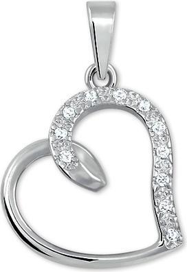 Brilio Silver - Silver pendant with Heart crystals 446 001 00345 04