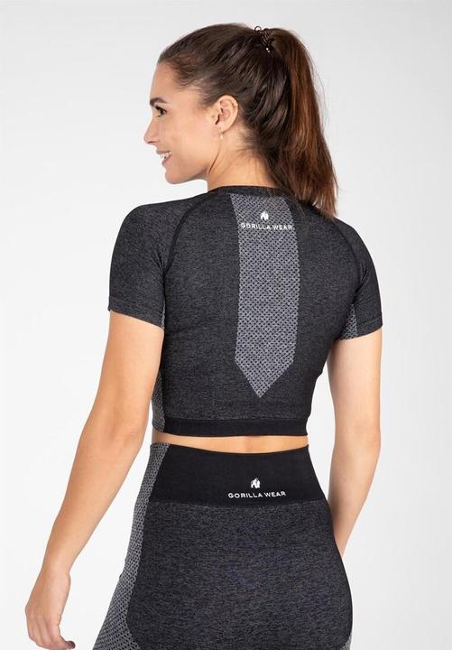 Immagine prodotto Gorilla Wear Selah Crop Top senza cuciture - nero (XL)