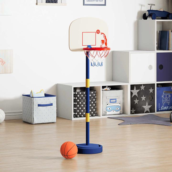 Immagine prodotto VidaXL Canestro con supporto, palla e pompa Regolabile 90/121 cm