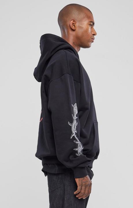 Immagine prodotto Urban Classics Felpa con cappuccio oversize ultra pesante Dio Lealtà Amore - 119373 (4XL)