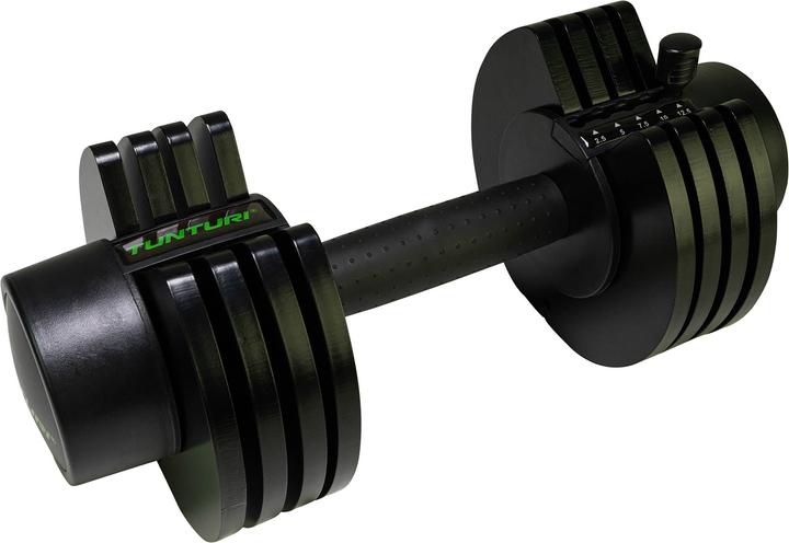 Tunturi Verstellbare Selector Kurzhantel (1 x 2.5 kg - 12.5 kg)