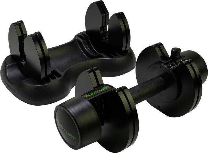 Actual product image Tunturi Verstellbare Selector Kurzhantel (1 x 2.5 kg - 12.5 kg)