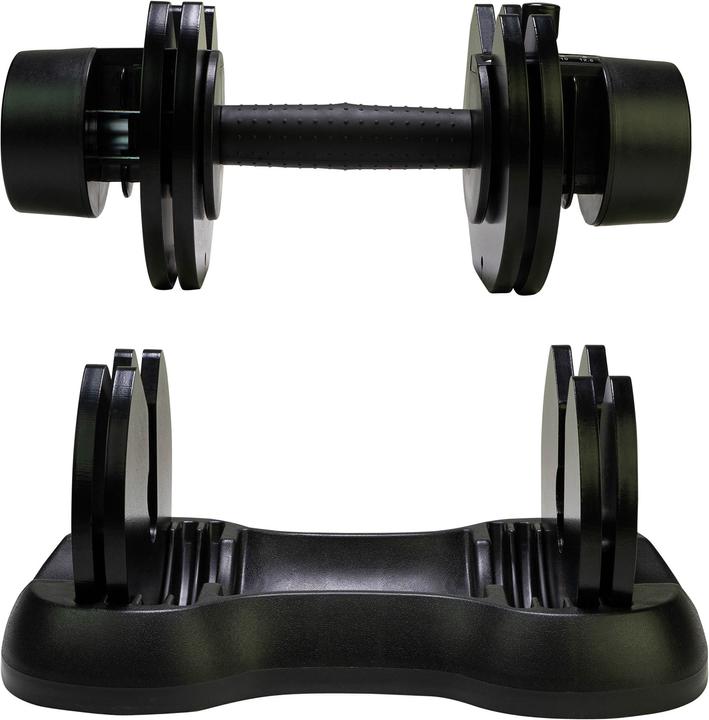 Actual product image Tunturi Verstellbare Selector Kurzhantel (1 x 2.5 kg - 12.5 kg)