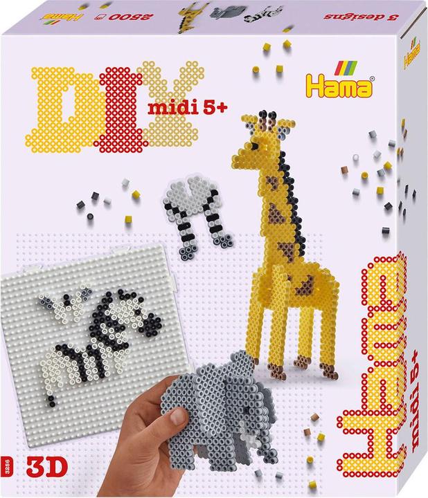 Image du produit Hama Coffret cadeau 3D Safari 2500 perles