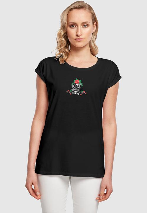 Immagine prodotto Merchcode Donna Frida Kahlo - Maglietta con spalla allungata sulla morte - 118137 (M)