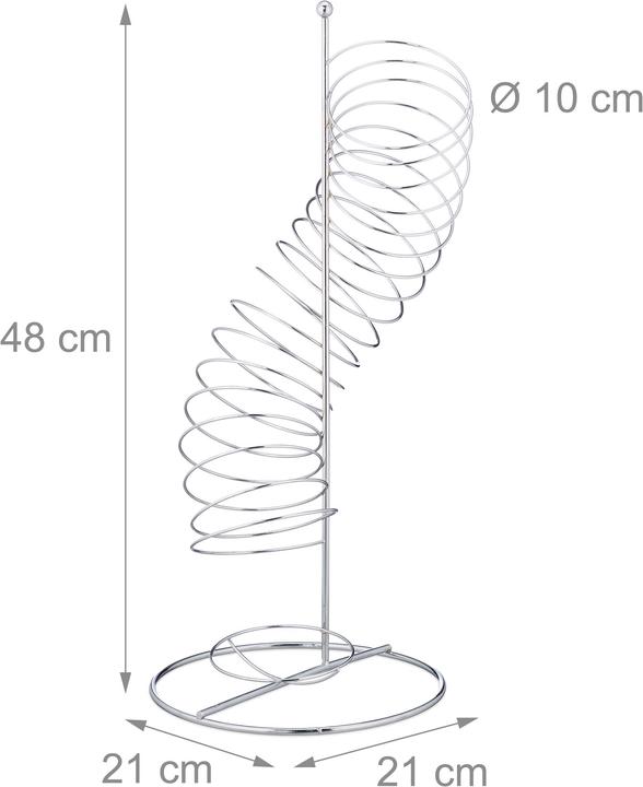 Actual product image Relaxdays Fruit Holder Spiral (21 x 21 x 48 cm)