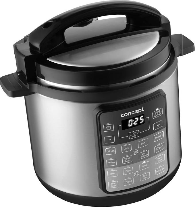 Actual product image Concept CK7000 multi cooker Black, Stainless steel