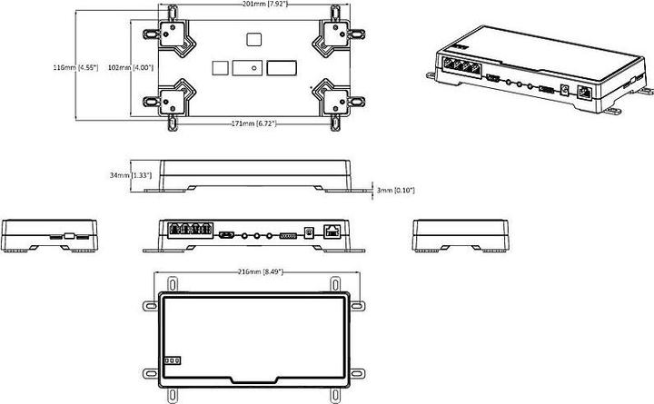 Image du produit Axis FA54 Unité principale (Enregistreur vidéo en réseau (NVR))