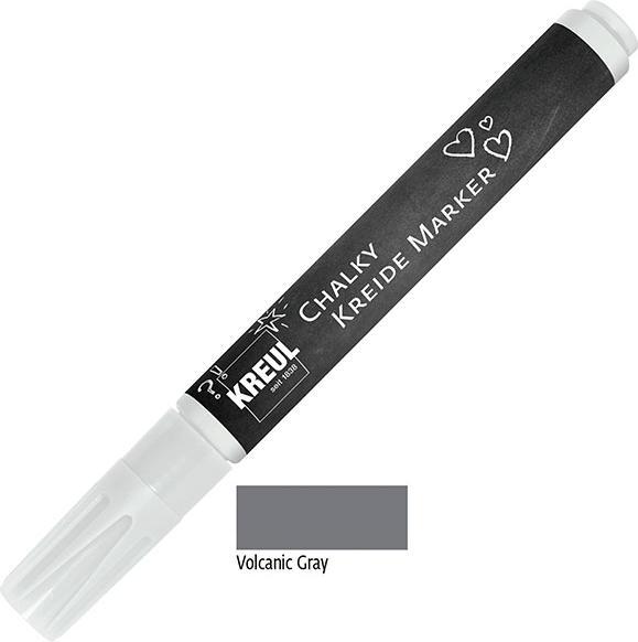 Actual product image Kreul Chalky chalk marker medium (Volcanic Gray, 4 mm, 1 x)