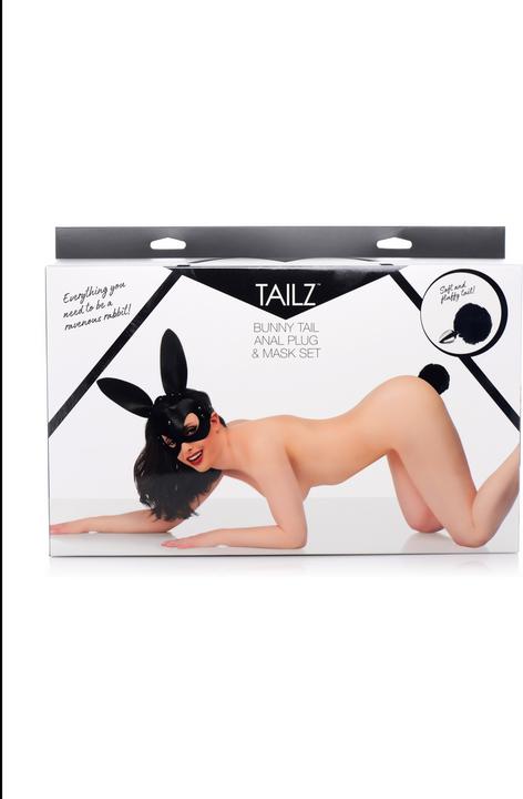 Produktbild Tailz Bunny Tail Anal Plug and Mask Set