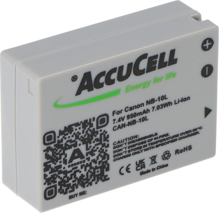 Produktbild AccuCell Akku Canon NB-10L, PowerShot SX40 HS